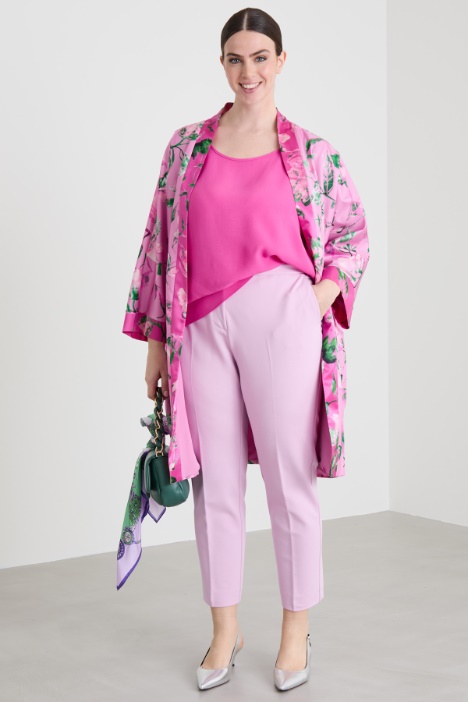 Silk twill dustcoat Intrend