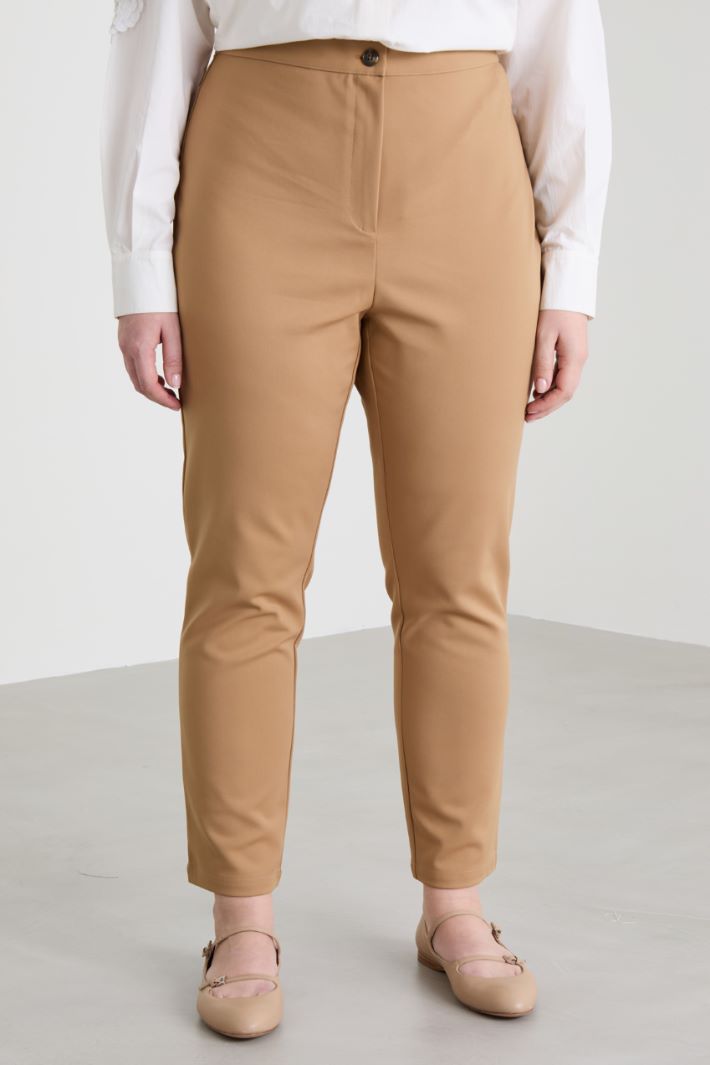 Canvas slim fit trousers Intrend - 2