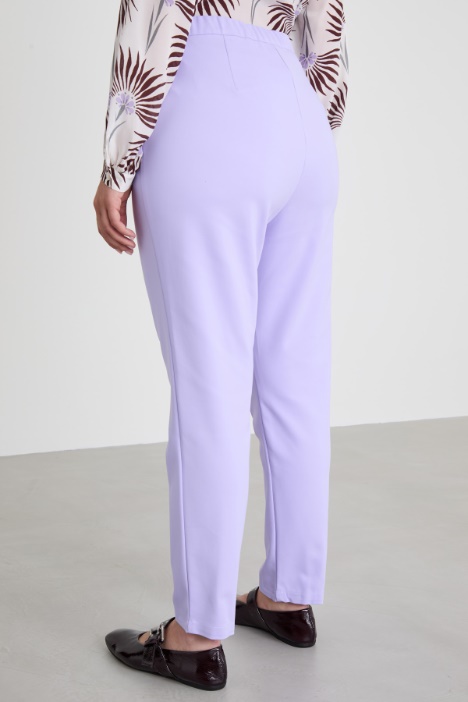 Pantaloni slim in tela