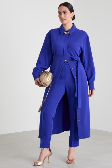Slim-fit cady trousers Intrend