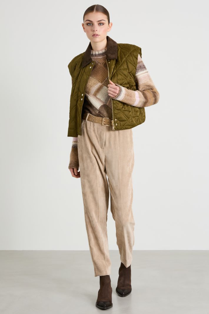 Velvet trousers Intrend
