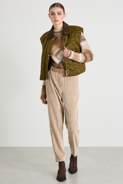 Velvet trousers Intrend