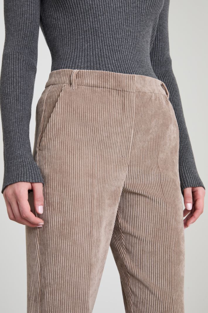 Velvet trousers Intrend - 4