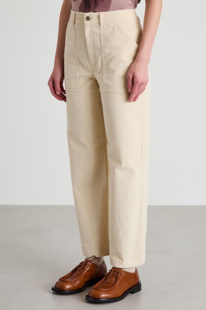 Corduroy trousers Intrend - 2