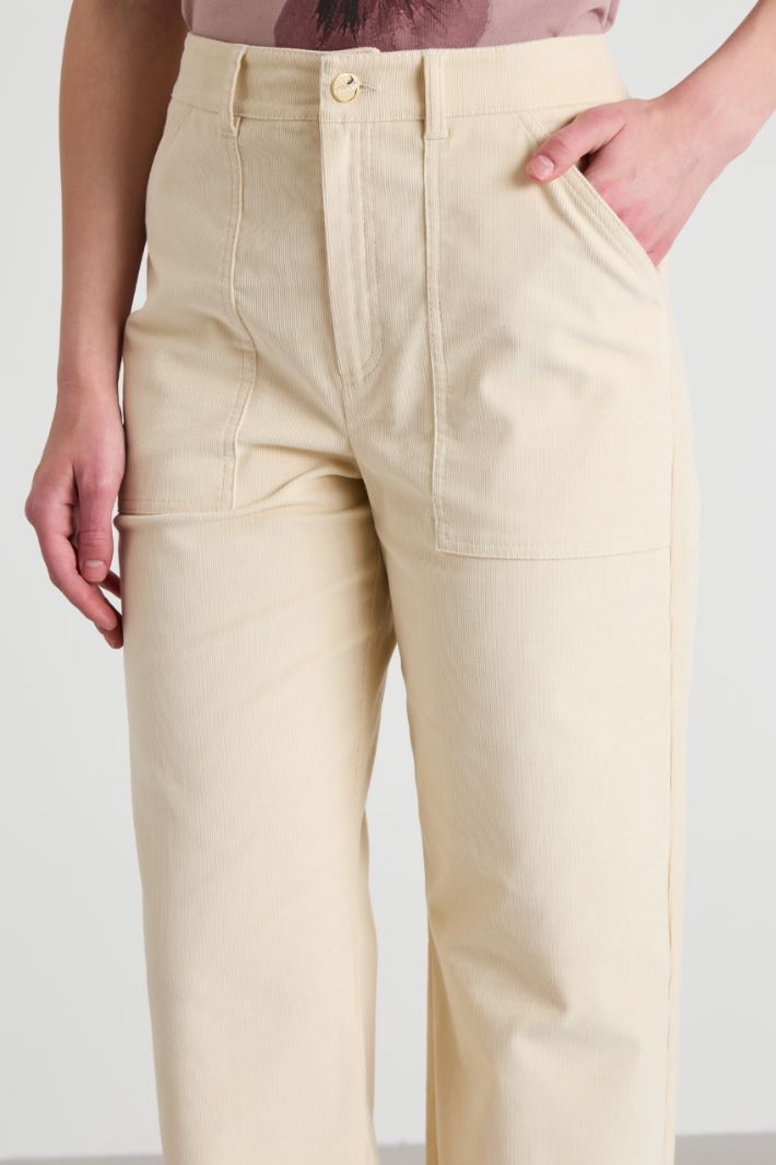 Corduroy trousers Intrend - 4
