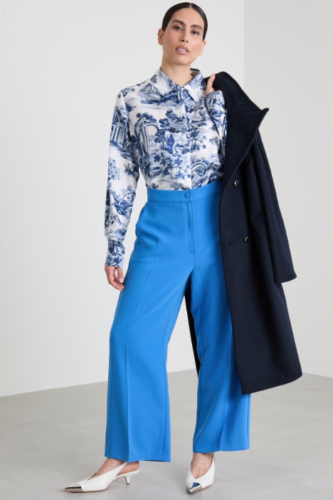 Pantaloni dritti in cady Intrend