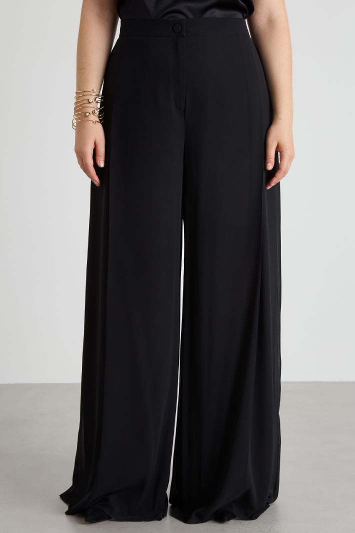 Wide georgette trousers Intrend - 2