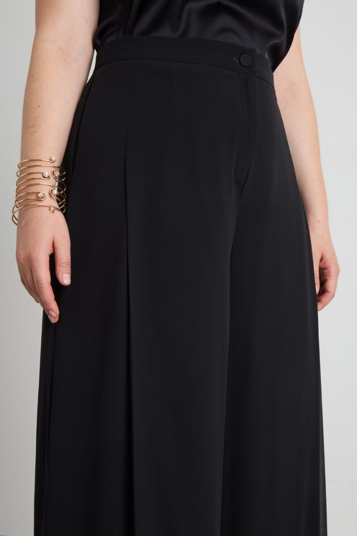 Wide georgette trousers Intrend - 4