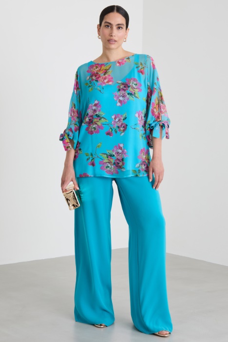 Pantaloni a palazzo in cady Intrend