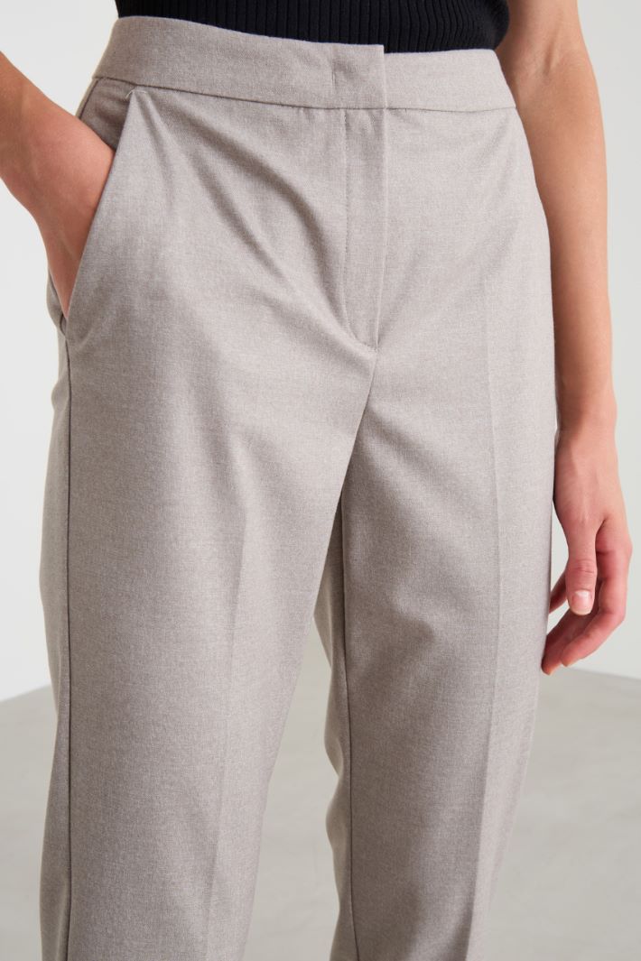 Viscose cigarette trousers Intrend - 4