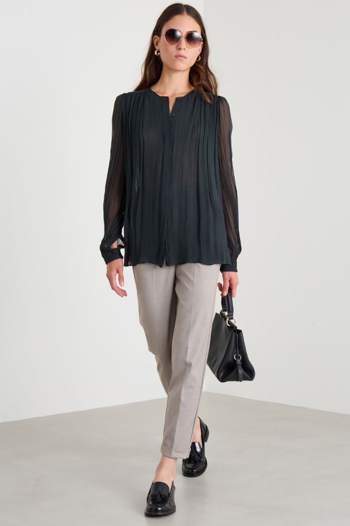 Viscose cigarette trousers Intrend