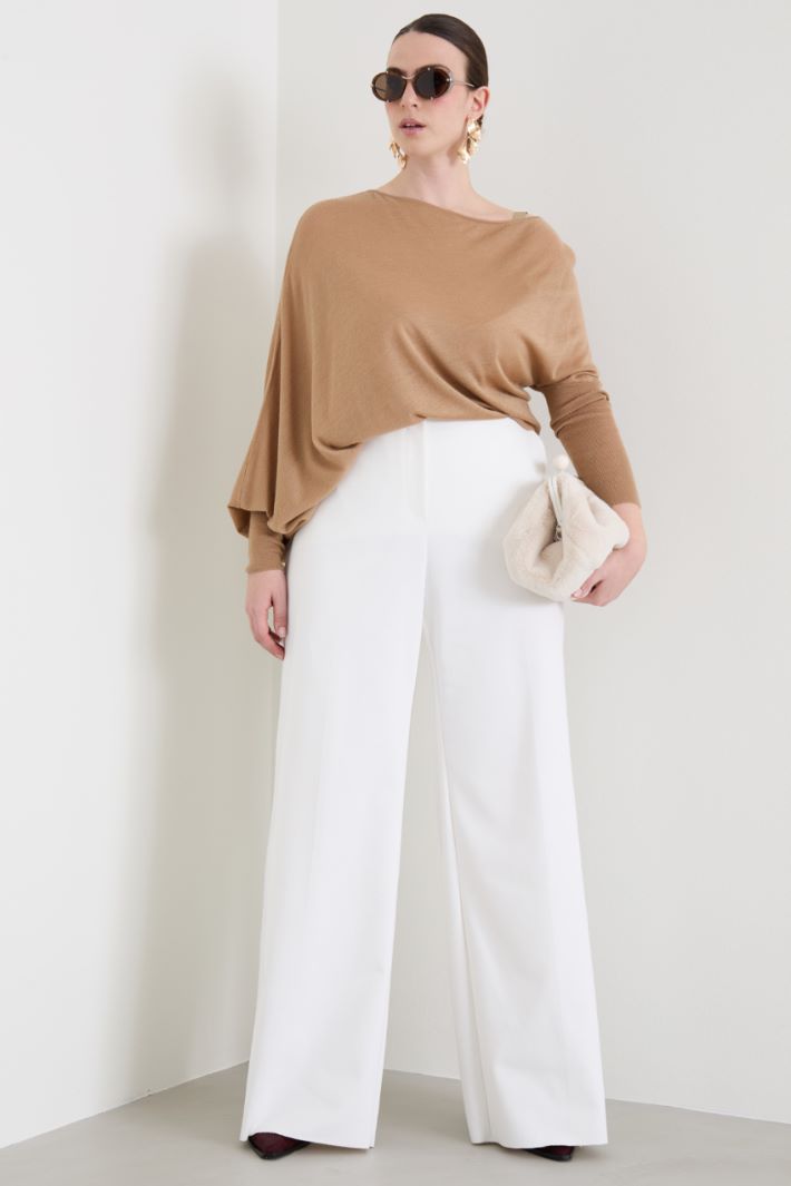 Canvas palazzo trousers Intrend