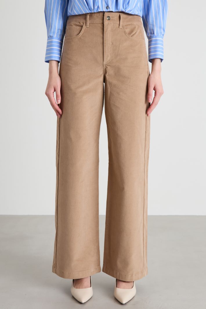 Corduroy trousers Intrend - 2