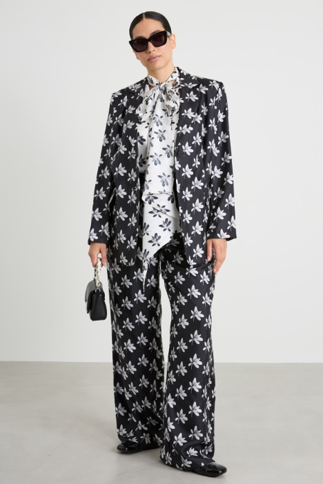 Silk twill trousers Intrend