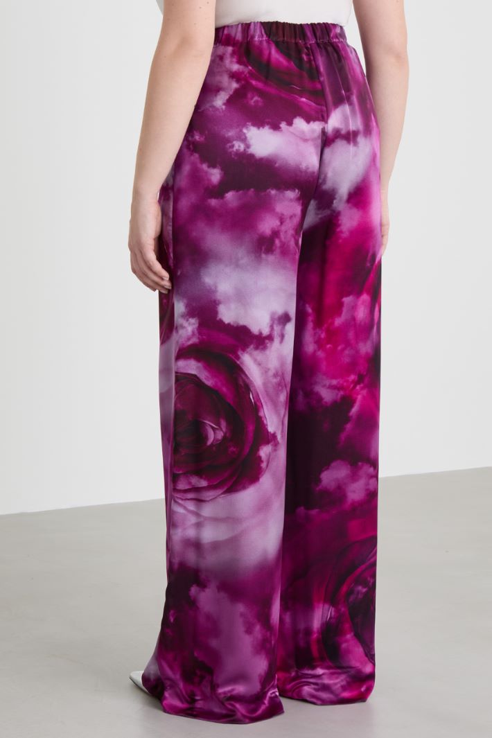 Silk satin trousers Intrend - 3