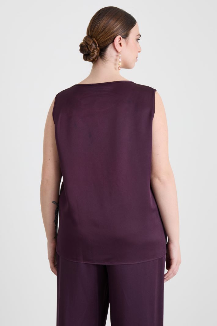 Embroidered tulle top Intrend - 2