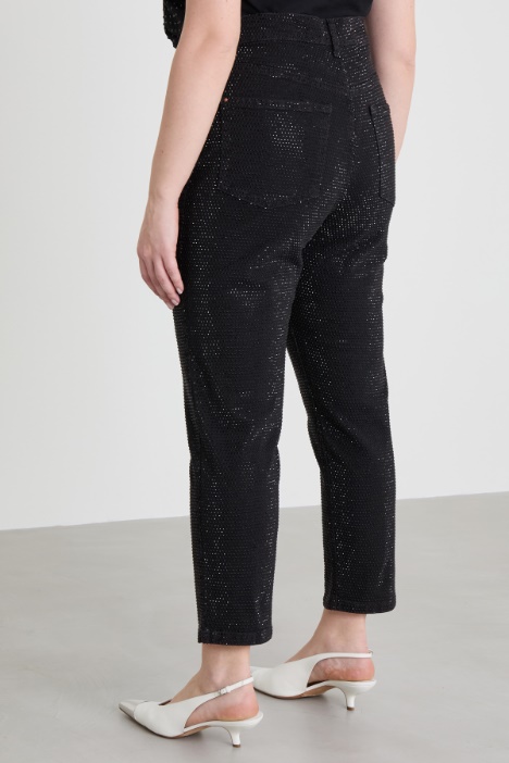 Jeans con strass