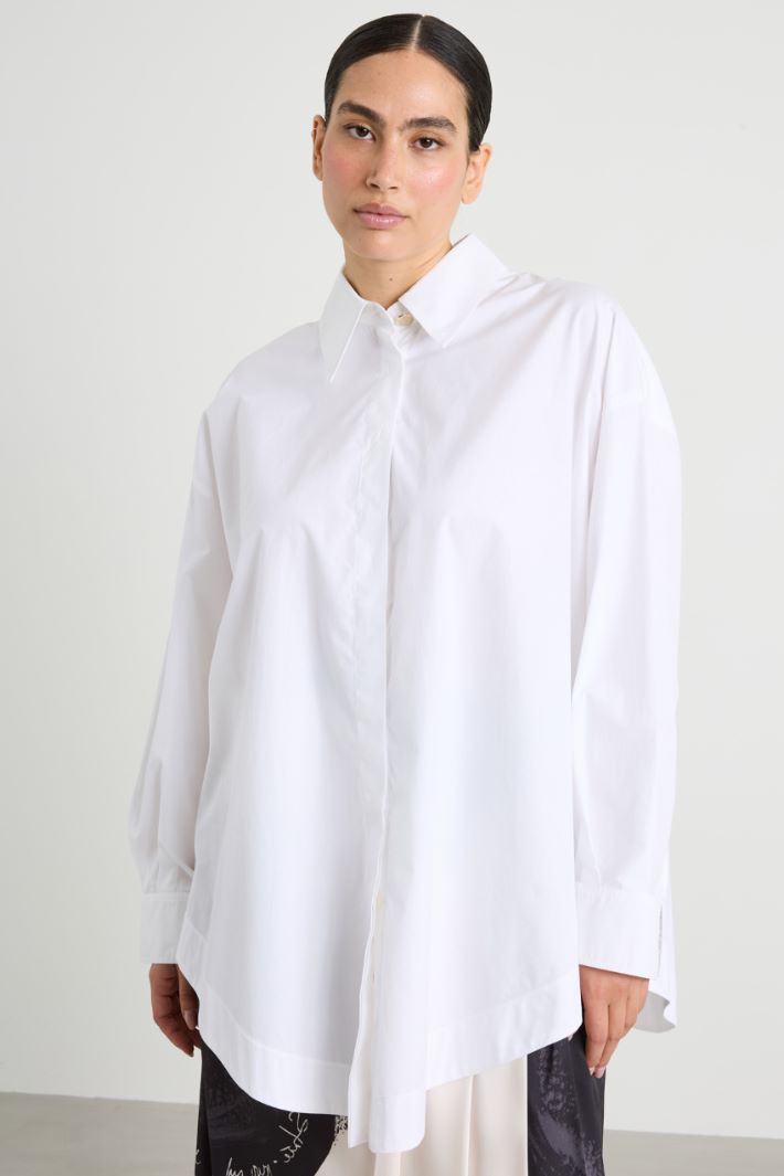 Cotton poplin shirt Intrend