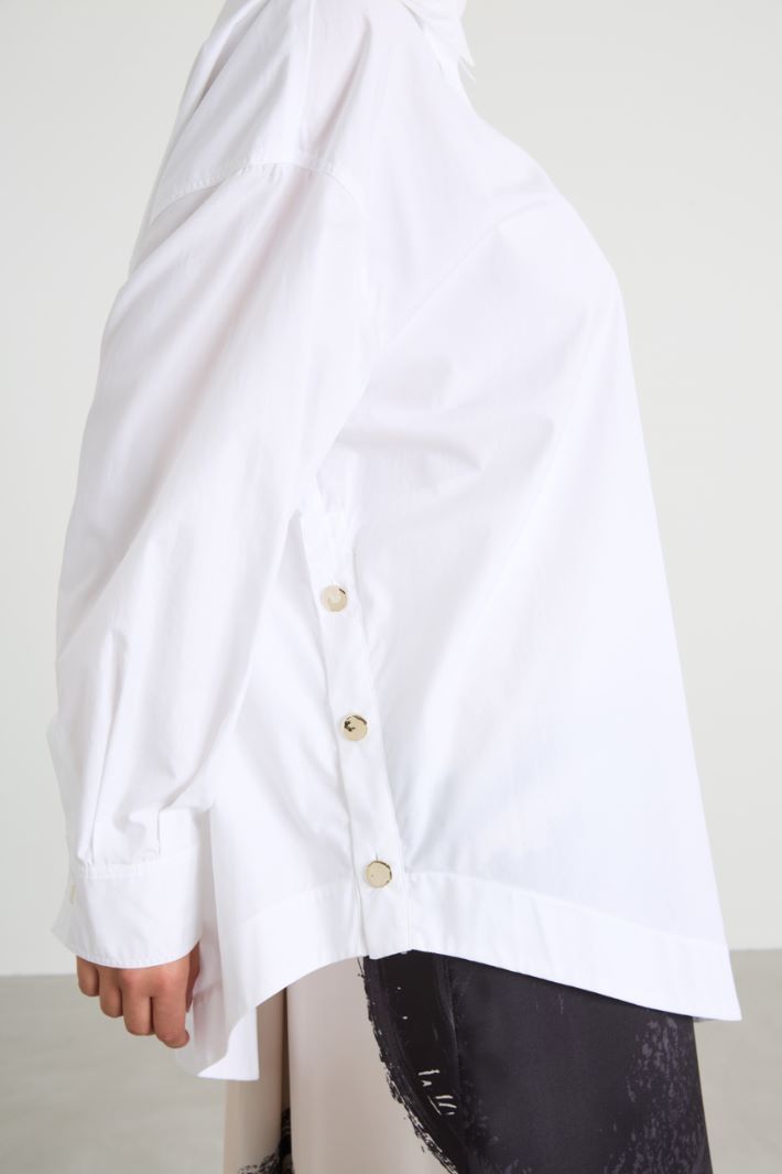 Cotton poplin shirt Intrend - 4