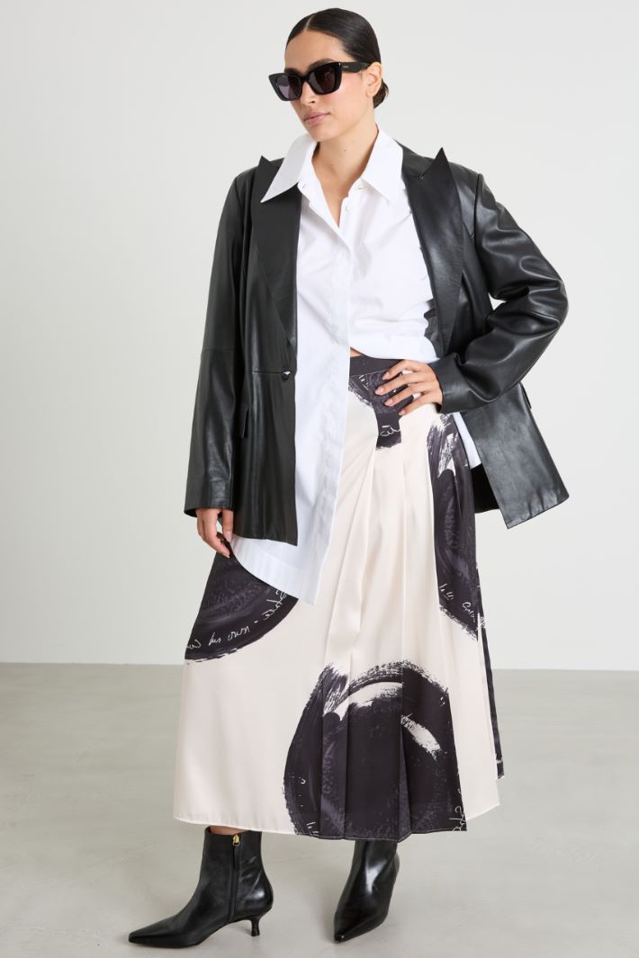 Cotton poplin shirt Intrend - 3