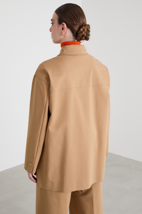 Chaqueta de tela de algodón