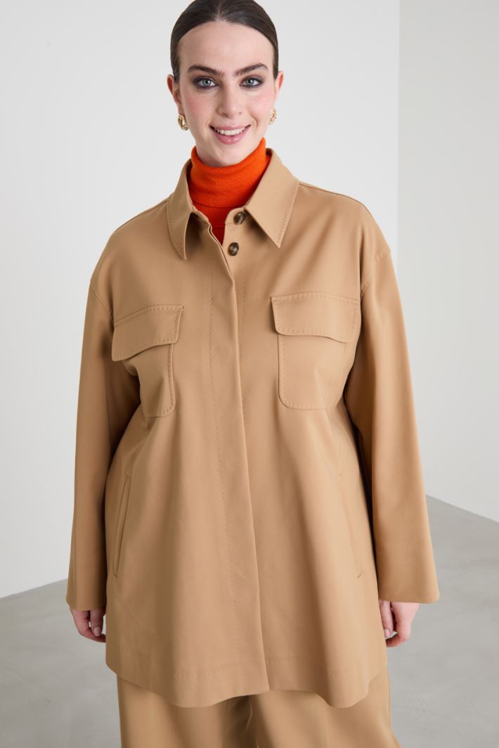 Cotton canvas jacket Intrend
