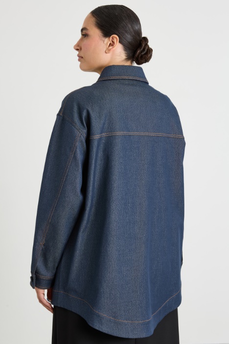 Giacca in bull di misto cotone