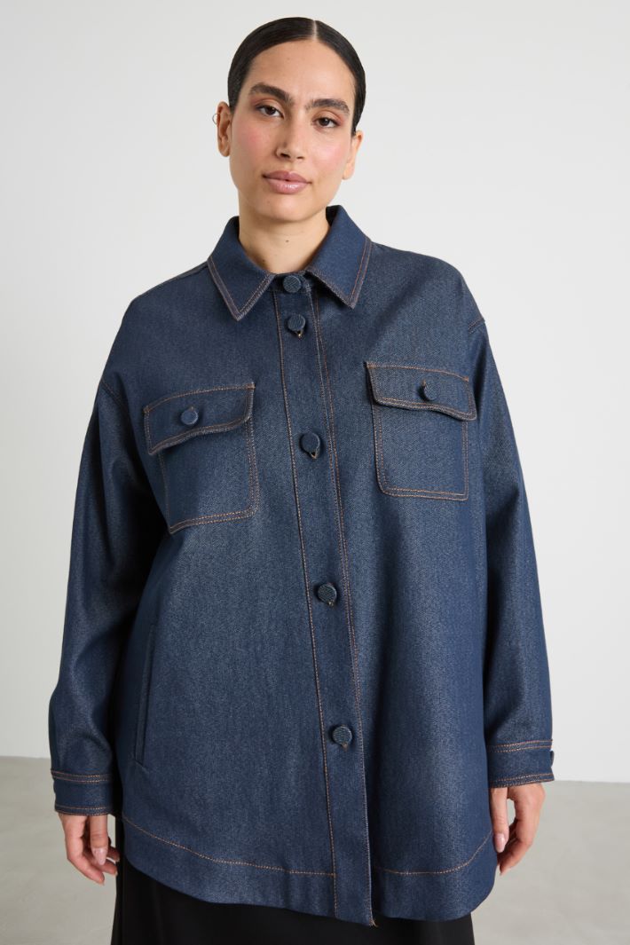 Cotton blend bull jacket Intrend