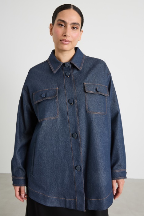 Cotton blend bull jacket Intrend