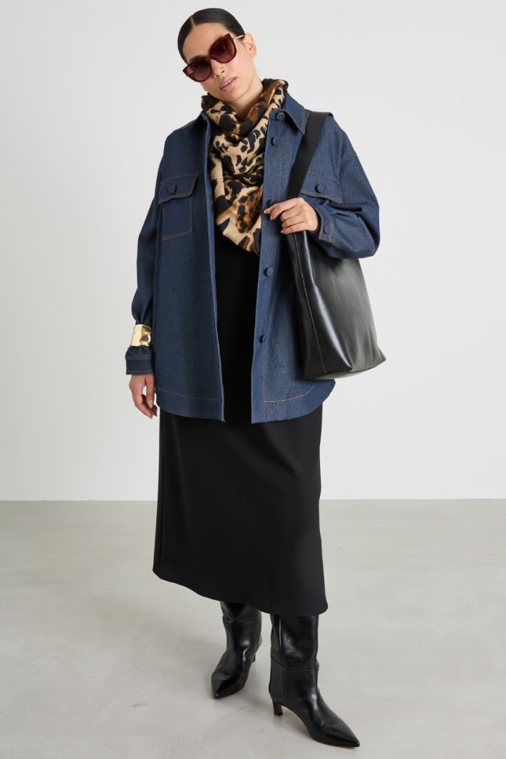 Cotton blend bull jacket Intrend - 3