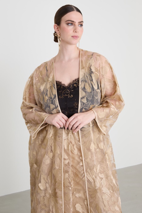 Embroidered tulle tunic Intrend