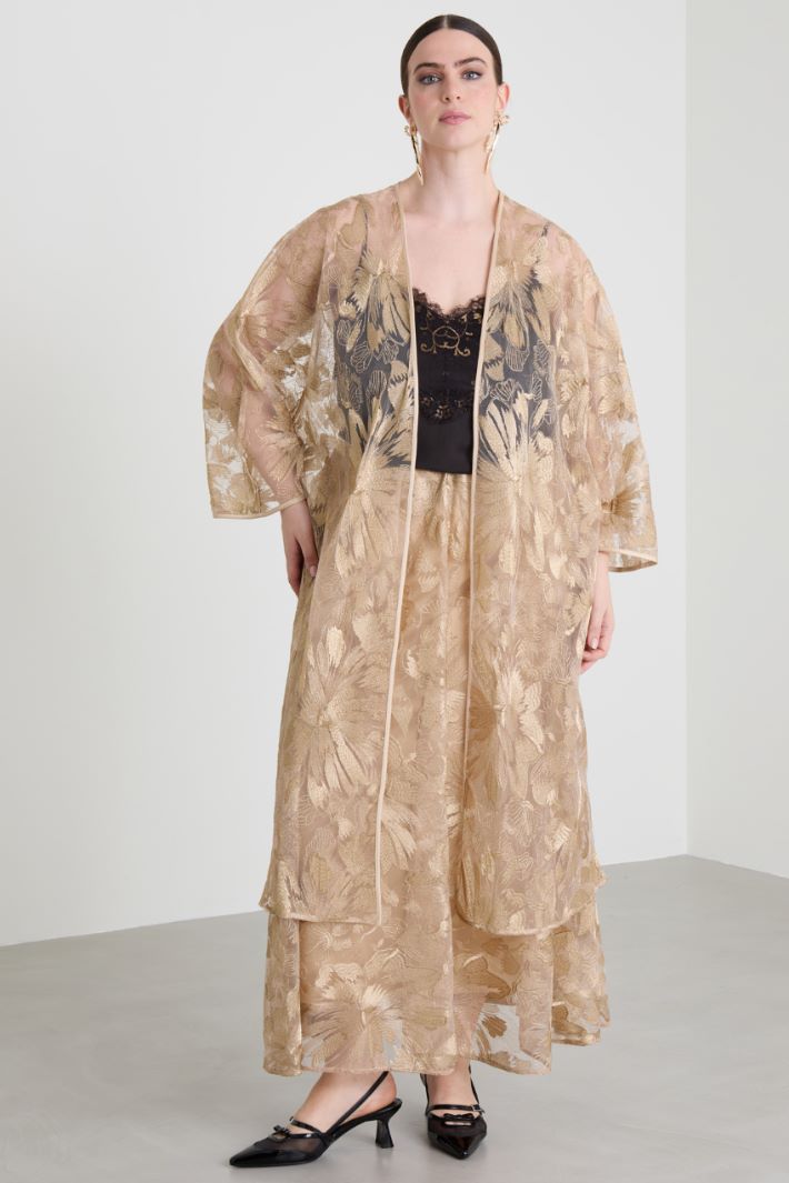 Embroidered tulle tunic Intrend - 3