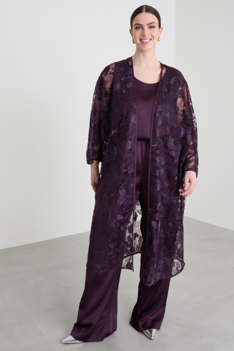 Embroidered tulle tunic Intrend