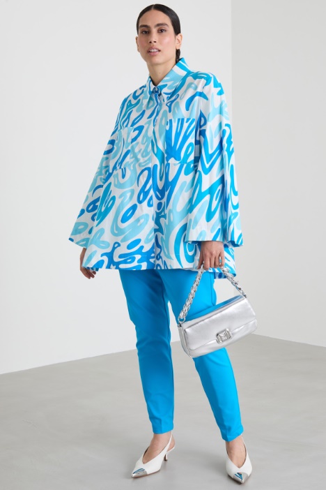Printed poplin shirt Intrend
