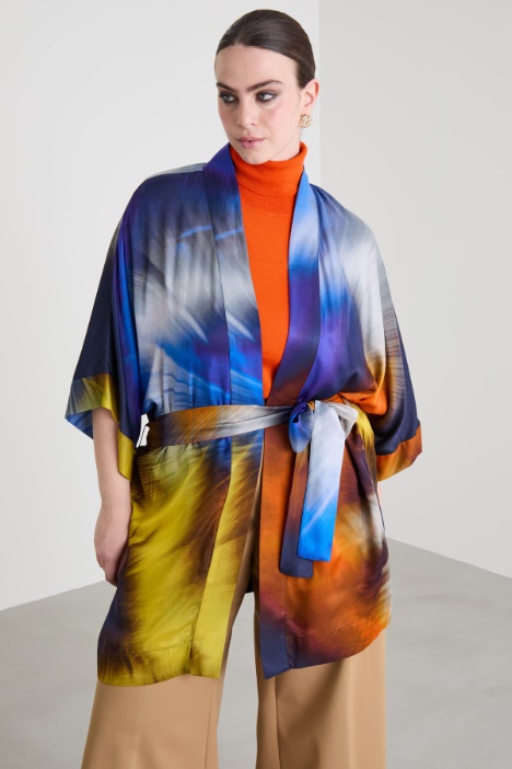 Printed twill tunic Intrend