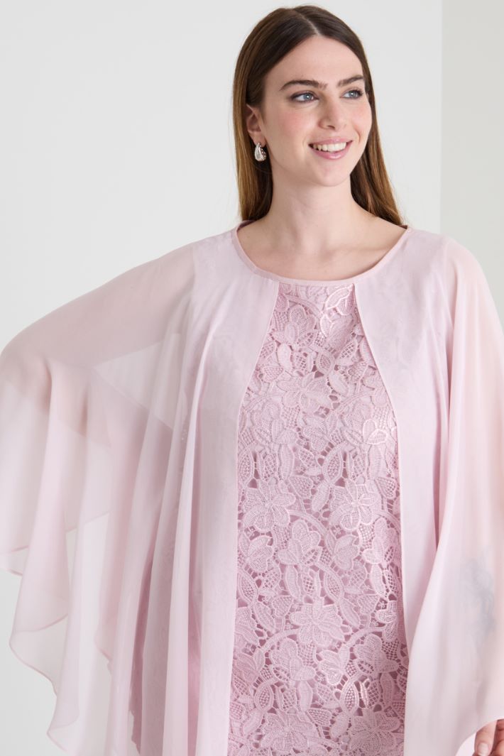 Lace and silk top Intrend