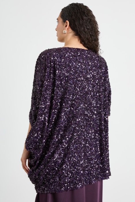 Casacca con paillettes