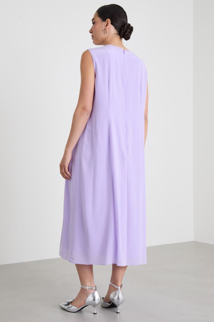 Flared crepe dress Intrend - 3