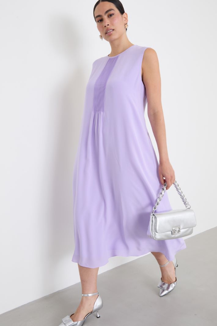Flared crepe dress Intrend - 2