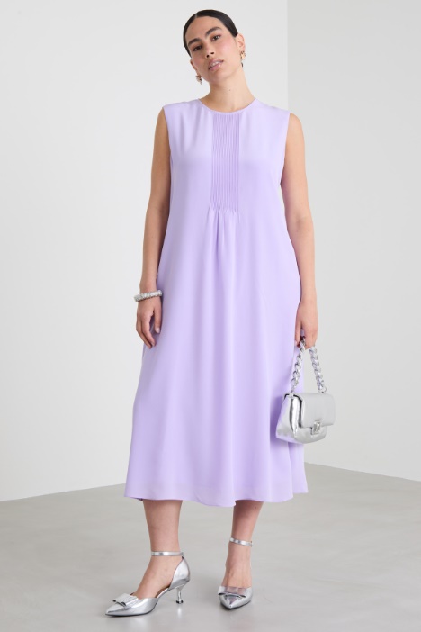 Flared crepe dress Intrend