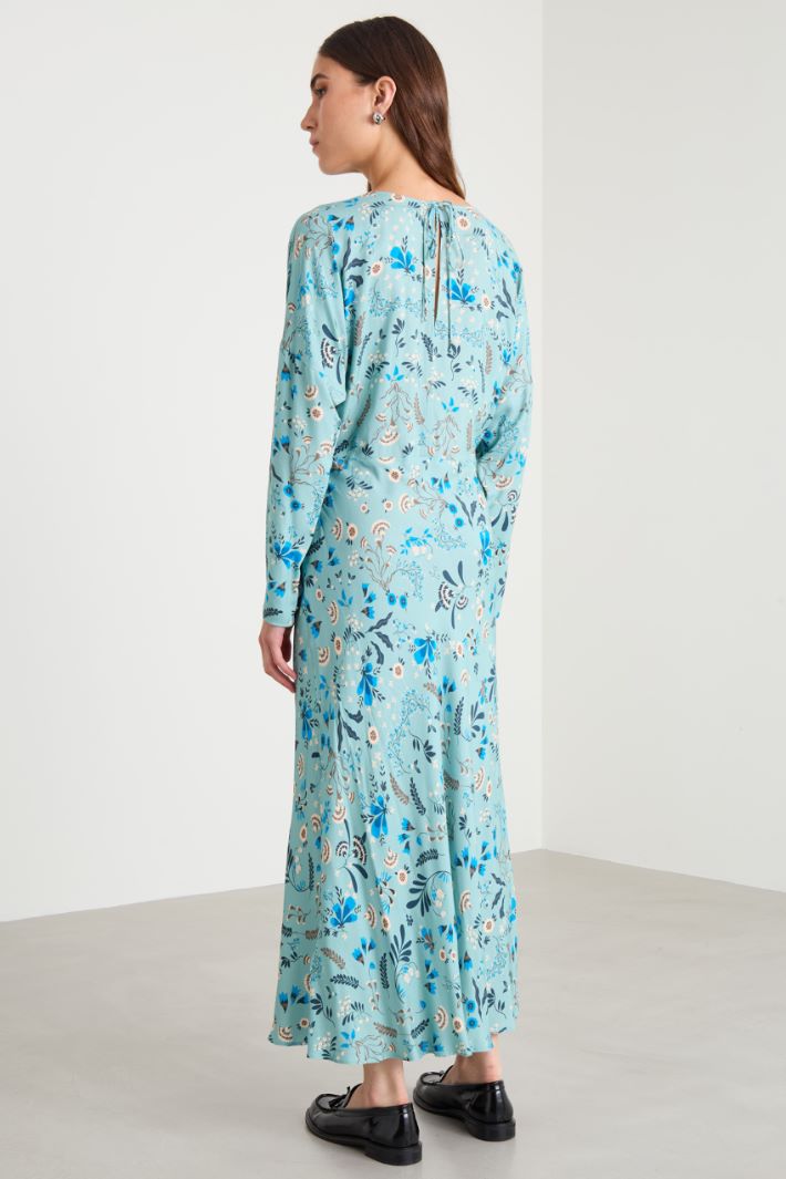 Printed twill dress Intrend - 3