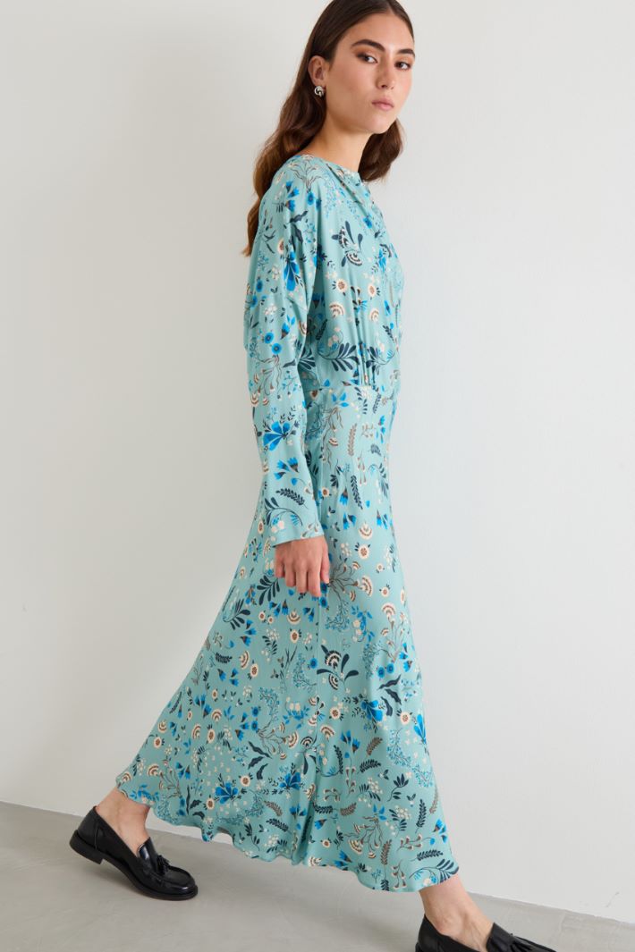Printed twill dress Intrend - 2