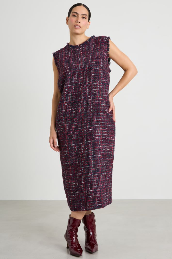 Midi tweed dress Intrend - 2