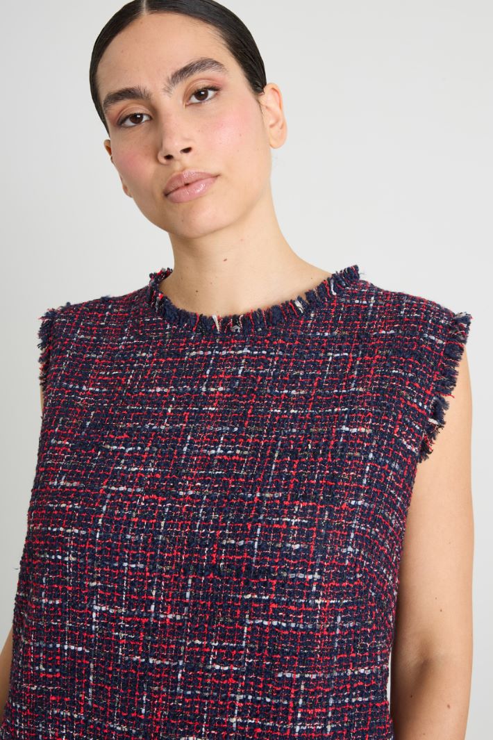 Midi tweed dress Intrend - 4