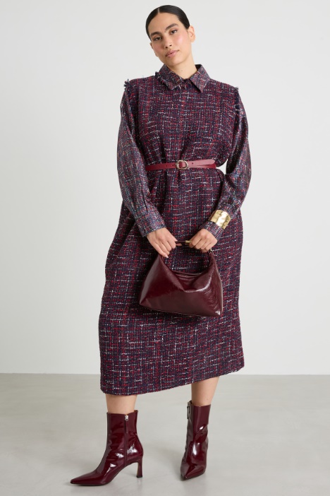Midi tweed dress Intrend