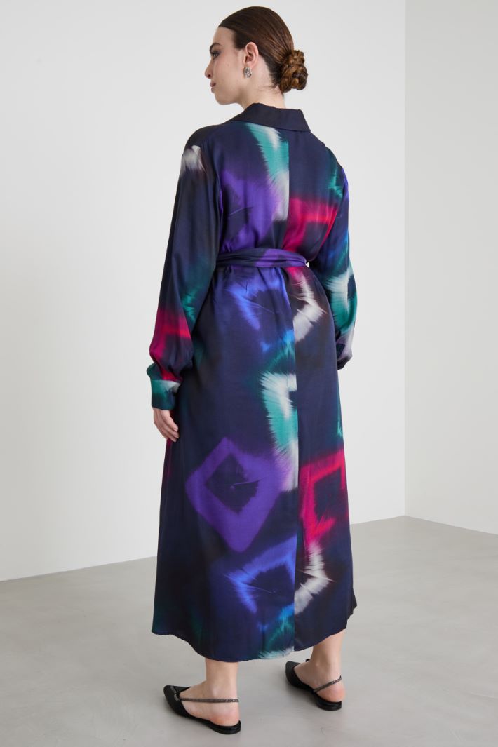 Twill shirt dress Intrend - 3