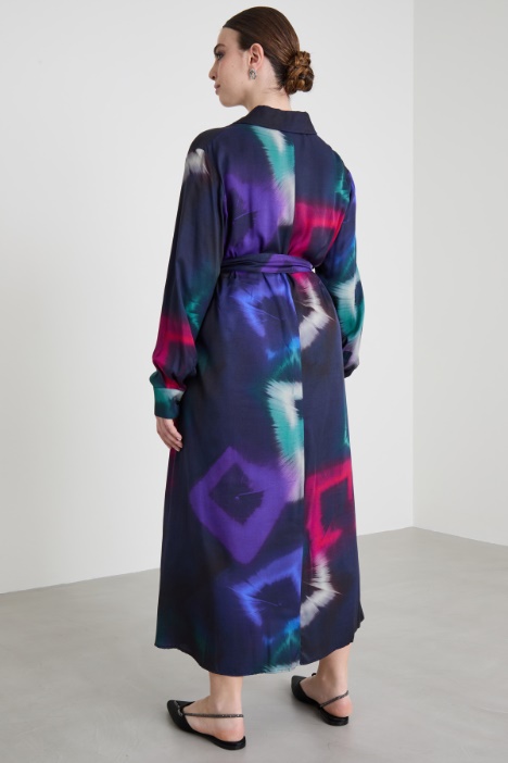 Abito chemisier in twill