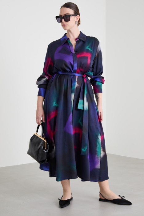 Abito chemisier in twill Intrend