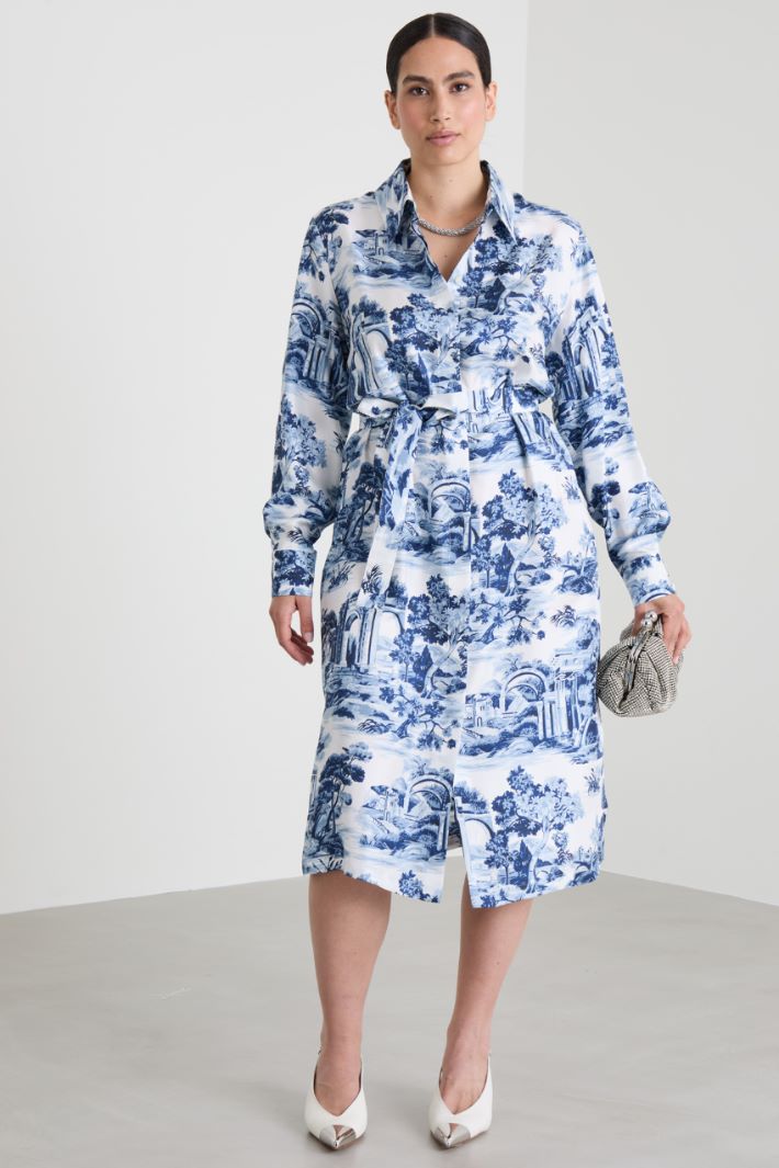 Twill shirt dress Intrend