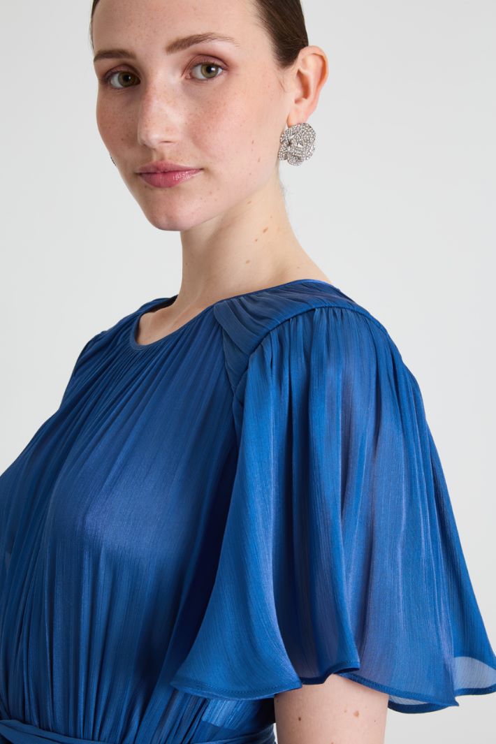 Laminated crepe dress Intrend - 4